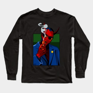 Demonio rojo Long Sleeve T-Shirt